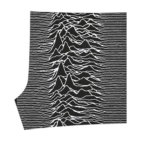 Joy Division Unknown Pleasures Pattern Boyleg Bikini Wrap Bottoms from ArtsNow.com Front Left