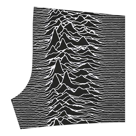 Joy Division Unknown Pleasures Pattern Boyleg Bikini Wrap Bottoms from ArtsNow.com Back Right
