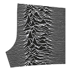 Joy Division Unknown Pleasures Pattern Boyleg Bikini Wrap Bottoms from ArtsNow.com Back Right