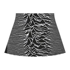 Joy Division Unknown Pleasures Pattern Halter Dress Swimsuit  from ArtsNow.com Front Skirt