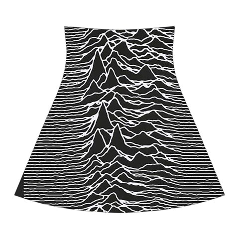 Joy Division Unknown Pleasures Pattern Halter Dress Swimsuit  from ArtsNow.com Back Skirt