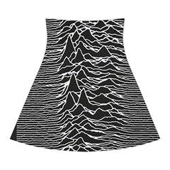 Joy Division Unknown Pleasures Pattern Halter Dress Swimsuit  from ArtsNow.com Back Skirt