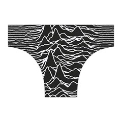 Joy Division Unknown Pleasures Pattern Halter Dress Swimsuit  from ArtsNow.com Bottom Front
