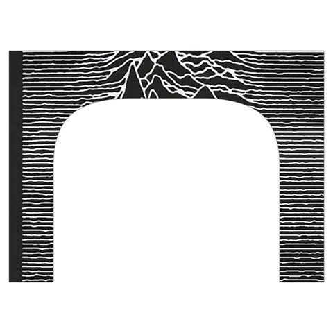 Joy Division Unknown Pleasures Pattern Toiletries Pouch from ArtsNow.com Front