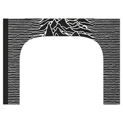 Joy Division Unknown Pleasures Pattern Toiletries Pouch from ArtsNow.com Front