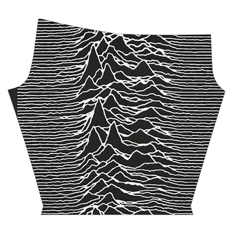 Joy Division Unknown Pleasures Pattern Yoga Cropped Leggings from ArtsNow.com Right