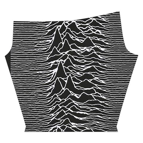 Joy Division Unknown Pleasures Pattern Yoga Cropped Leggings from ArtsNow.com Left