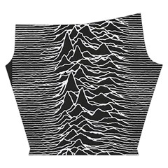 Joy Division Unknown Pleasures Pattern Yoga Cropped Leggings from ArtsNow.com Left