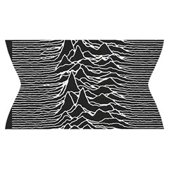Joy Division Unknown Pleasures Pattern Yoga Cropped Leggings from ArtsNow.com Waistband Front