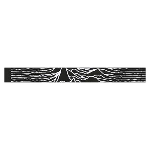 Joy Division Unknown Pleasures Pattern Zipper Large Tote Bag from ArtsNow.com Strap
