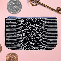 Joy Division Unknown Pleasures Pattern Large Coin Purse from ArtsNow.com Front