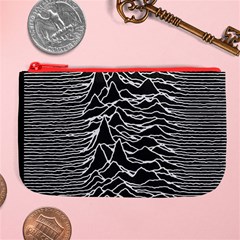 Joy Division Unknown Pleasures Pattern Large Coin Purse from ArtsNow.com Front