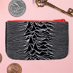 Joy Division Unknown Pleasures Pattern Large Coin Purse from ArtsNow.com Back