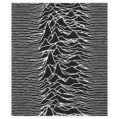 Joy Division Unknown Pleasures Pattern Drawstring Pouch (XS) from ArtsNow.com Front