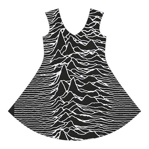 Joy Division Unknown Pleasures Pattern Short Sleeve V Front