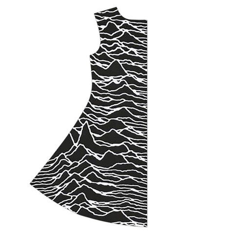 Joy Division Unknown Pleasures Pattern Short Sleeve V Back Left