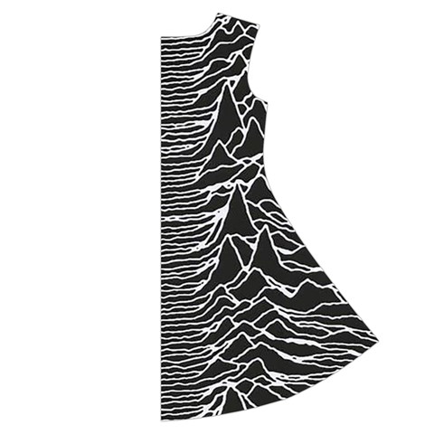 Joy Division Unknown Pleasures Pattern Short Sleeve V Back Right