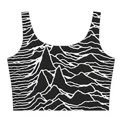 Joy Division Unknown Pleasures Pattern Midi Sleeveless Dress from ArtsNow.com Top Back