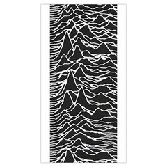 Joy Division Unknown Pleasures Pattern Pleated Mini Skirt from ArtsNow.com Skirt Back