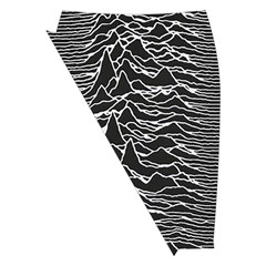 Joy Division Unknown Pleasures Pattern Midi Wrap Pencil Skirt from ArtsNow.com Front Left