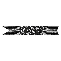 Joy Division Unknown Pleasures Pattern Midi Wrap Pencil Skirt from ArtsNow.com Hem