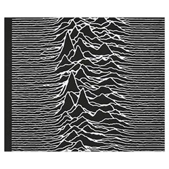 Joy Division Unknown Pleasures Pattern Medium Tote Bag from ArtsNow.com Back