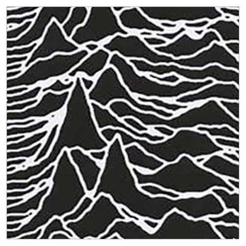 Joy Division Unknown Pleasures Pattern Everyday Shoulder Bag with Pouch Bag from ArtsNow.com Front