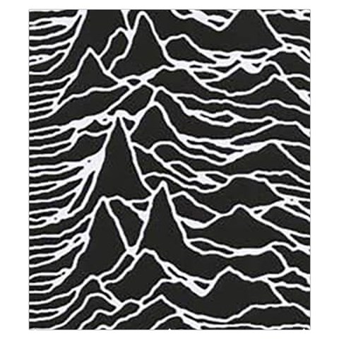 Joy Division Unknown Pleasures Pattern Everyday Shoulder Bag with Pouch Bag from ArtsNow.com Back