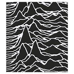 Joy Division Unknown Pleasures Pattern Everyday Shoulder Bag with Pouch Bag from ArtsNow.com Back