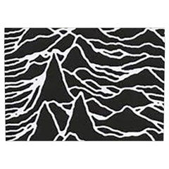 Joy Division Unknown Pleasures Pattern Everyday Shoulder Bag with Pouch Bag from ArtsNow.com Front Pocket