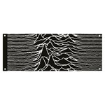 Joy Division Unknown Pleasures Pattern Banner and Sign 8  x 3 