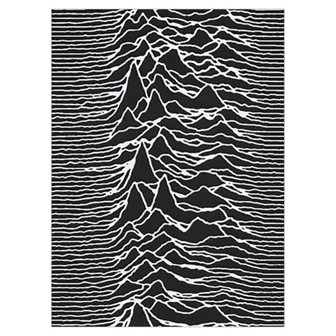 Joy Division Unknown Pleasures Pattern Playing Cards Single Design (Rectangle) with Custom Box from ArtsNow.com Card
