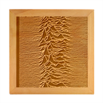 Joy Division Unknown Pleasures Pattern Wood Photo Frame Cube