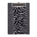 Joy Division Unknown Pleasures Pattern A5 Acrylic Clipboard