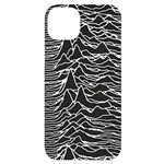 Joy Division Unknown Pleasures Pattern iPhone 14 Plus Black UV Print Case