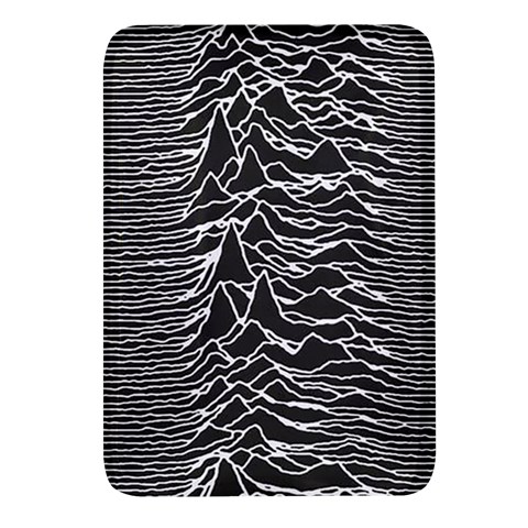 Joy Division Unknown Pleasures Pattern Rectangular Glass Fridge Magnet (4 pack) from ArtsNow.com Front