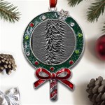 Joy Division Unknown Pleasures Pattern Metal X Mas Lollipop with Crystal Ornament