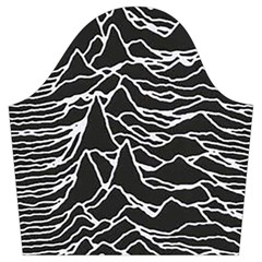 Joy Division Unknown Pleasures Pattern Trumpet Sleeve Cropped Top from ArtsNow.com Sleeve Right