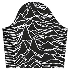 Joy Division Unknown Pleasures Pattern Trumpet Sleeve Cropped Top from ArtsNow.com Sleeve Left