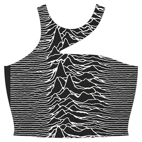 Joy Division Unknown Pleasures Pattern Cut Out Top from ArtsNow.com Front