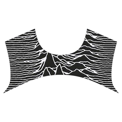 Joy Division Unknown Pleasures Pattern Women s Cut Out Long Sleeve T Front Top
