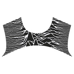 Joy Division Unknown Pleasures Pattern Women s Cut Out Long Sleeve T Front Top