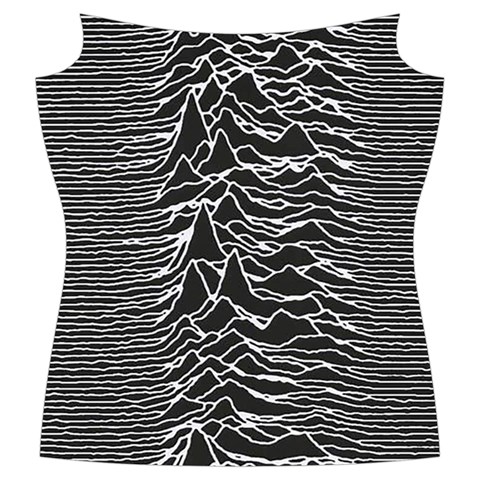 Joy Division Unknown Pleasures Pattern Women s Cut Out Long Sleeve T Front