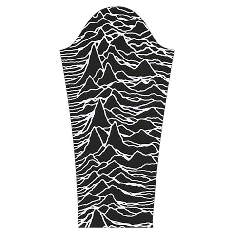 Joy Division Unknown Pleasures Pattern Women s Cut Out Long Sleeve T Sleeve Right