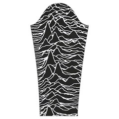 Joy Division Unknown Pleasures Pattern Women s Cut Out Long Sleeve T Sleeve Right