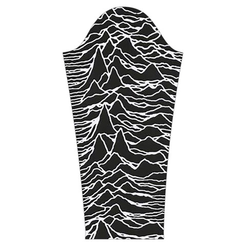 Joy Division Unknown Pleasures Pattern Women s Cut Out Long Sleeve T Sleeve Left