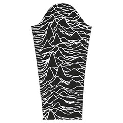 Joy Division Unknown Pleasures Pattern Women s Cut Out Long Sleeve T Sleeve Left