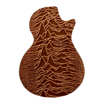 Joy Division Unknown Pleasures Pattern Guitar Shape Wood Guitar Pick Holder Case And Picks Set