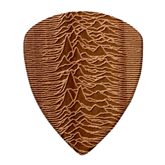 Joy Division Unknown Pleasures Pattern Guitar Shape Wood Guitar Pick Holder Case And Picks Set from ArtsNow.com Pick