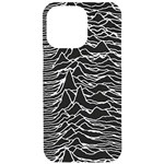 Joy Division Unknown Pleasures Pattern iPhone 15 Pro Max Black UV Print PC Hardshell Case